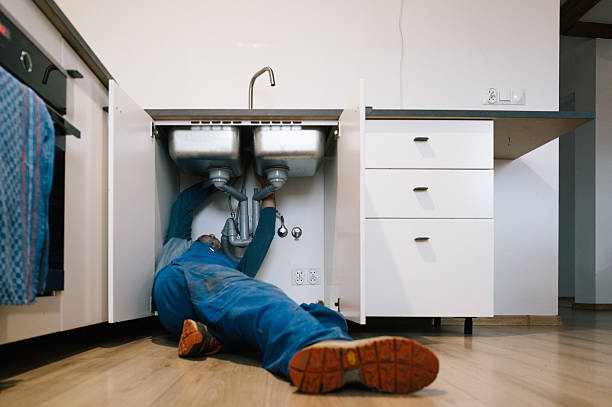 Professional Drain Cleaning technician working in Horton, AL